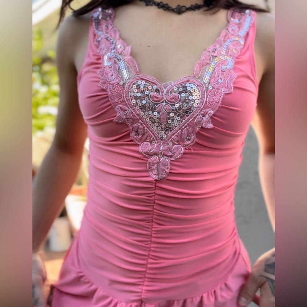 Cute y2k sparkly top
